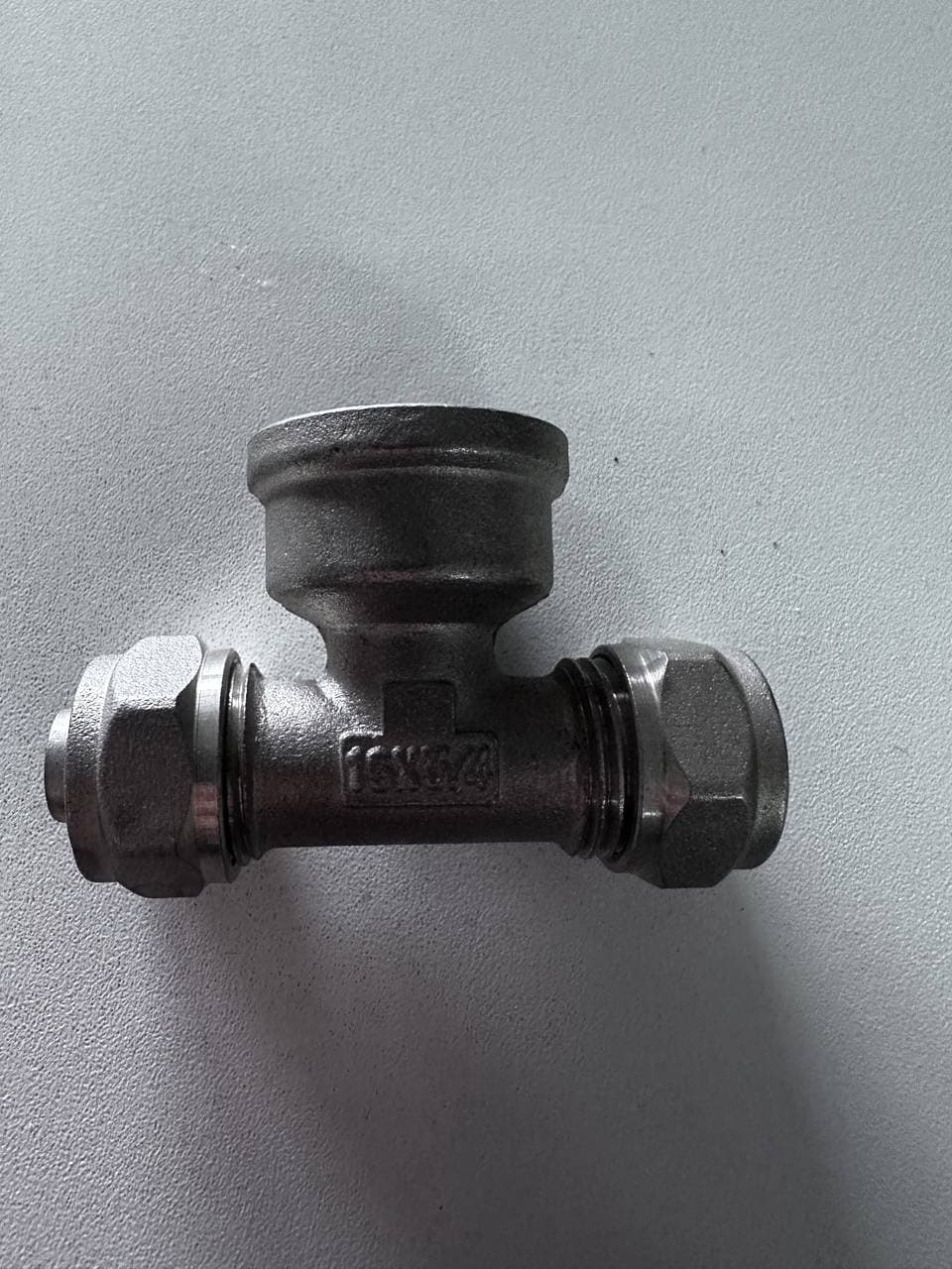 Тройник Металлопласт комби 16*3/4Вр*16
