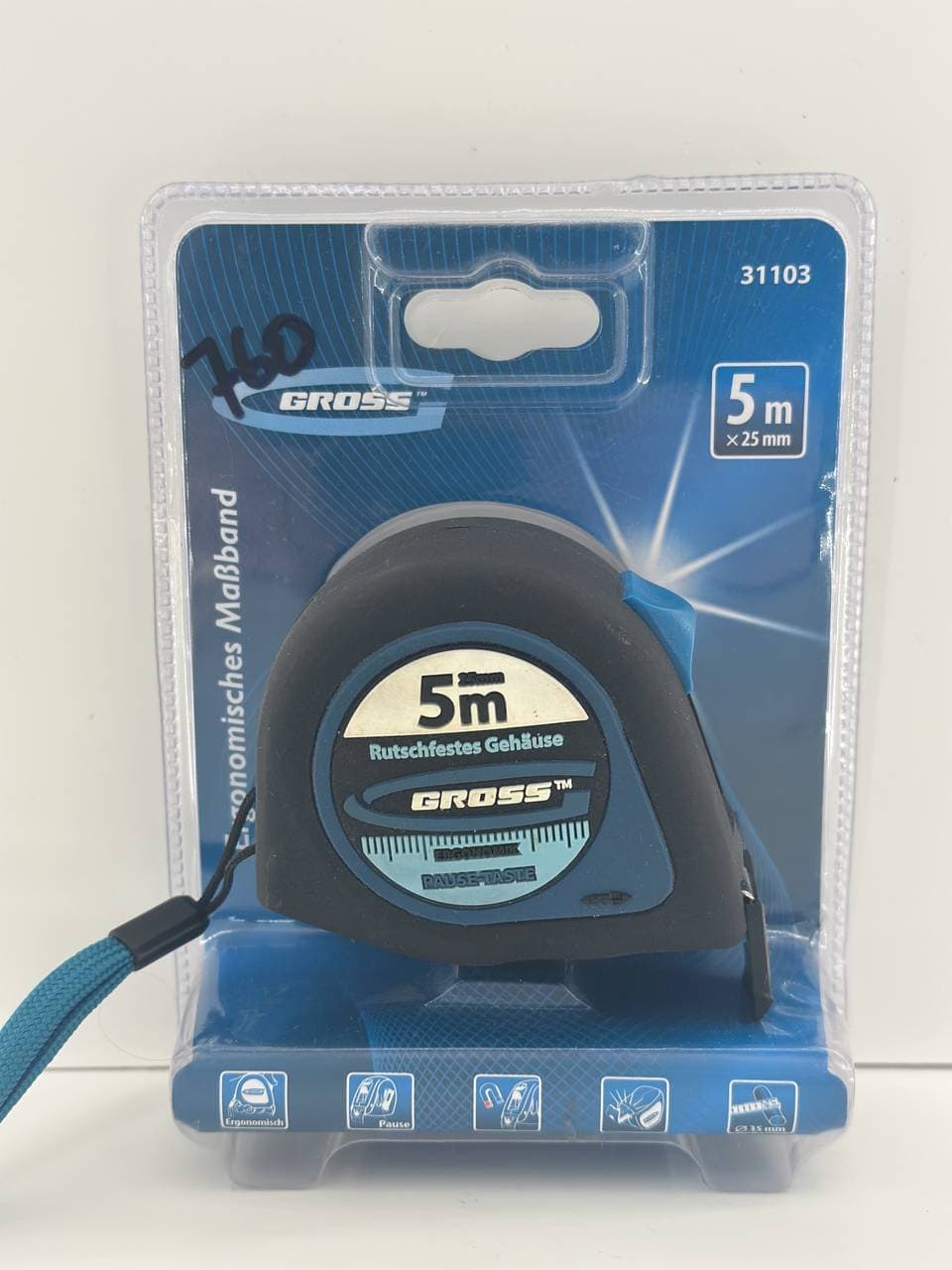 Рулетка GROSS 31103 5м