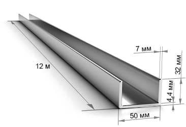Швеллер 5П (6м)