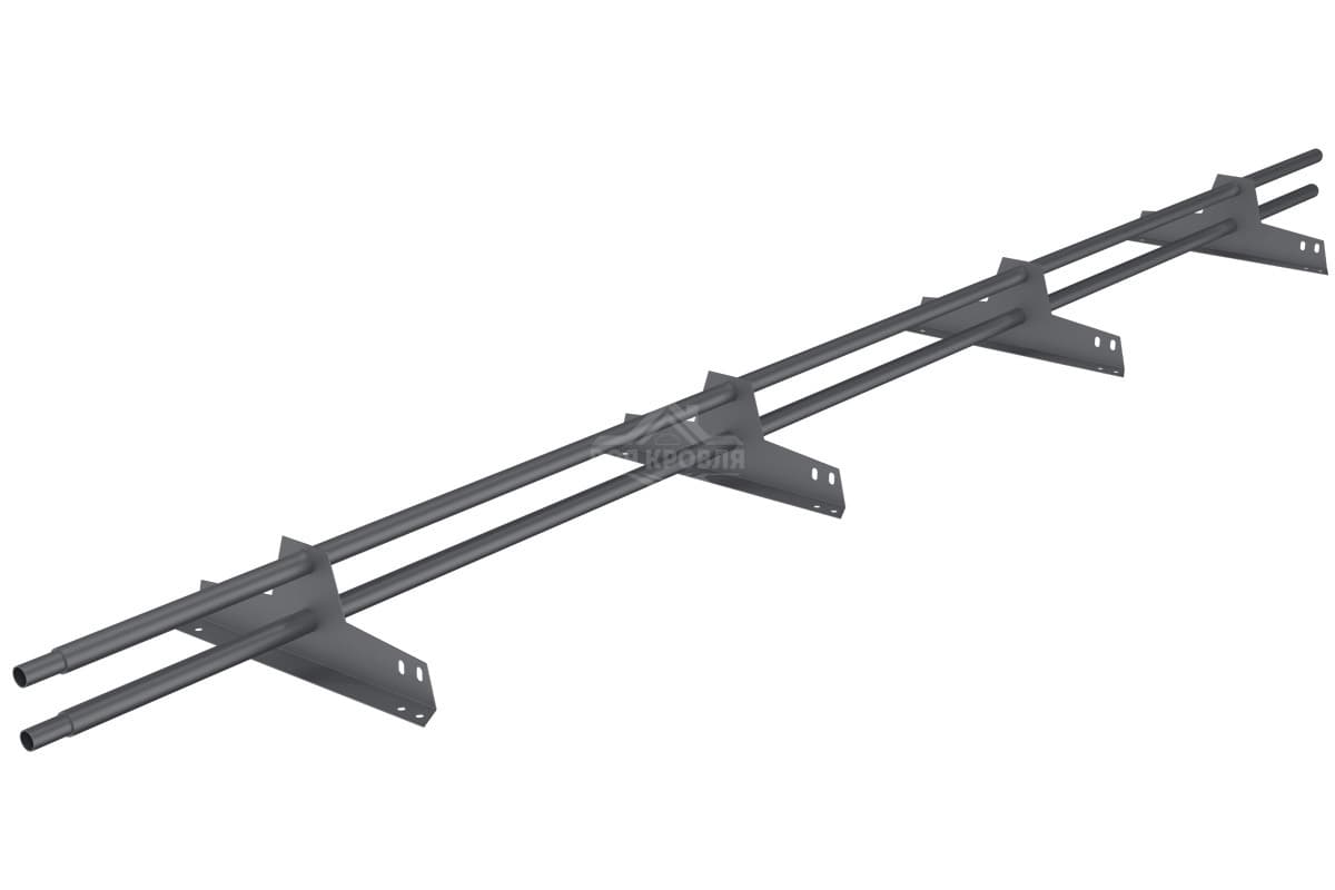 Снегозадержатель круглый Графит Ral-7024  3м