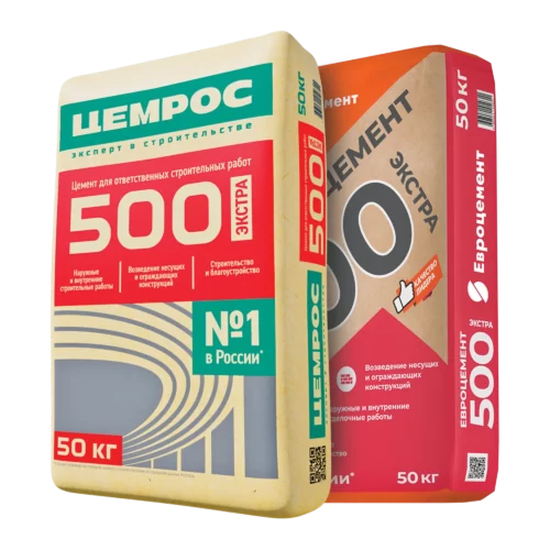 Цемент Цемрос (Евро) М-500 50кг