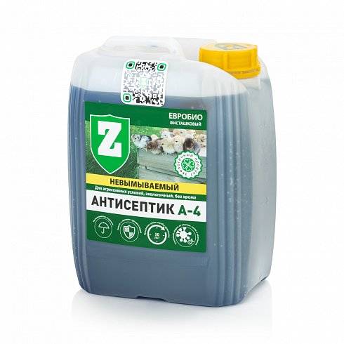 Пропитка (Антисептик) Зелест ЕвроБио А-4 10л
