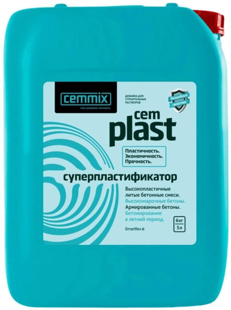 Пластификатор 5л. Cemmix Cemplast