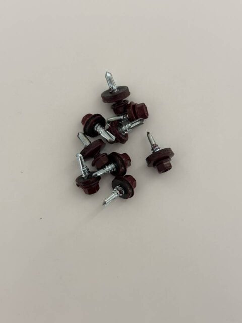 Саморез кровельный 4,8*29 RAL 3005 вишня
