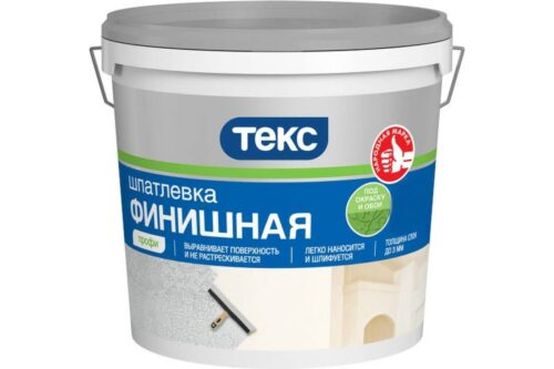 Шпатлевка Текс Финишная 1.5кг