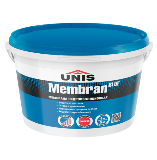 Гидроизоляция Юнис мембрана Blue 3кг